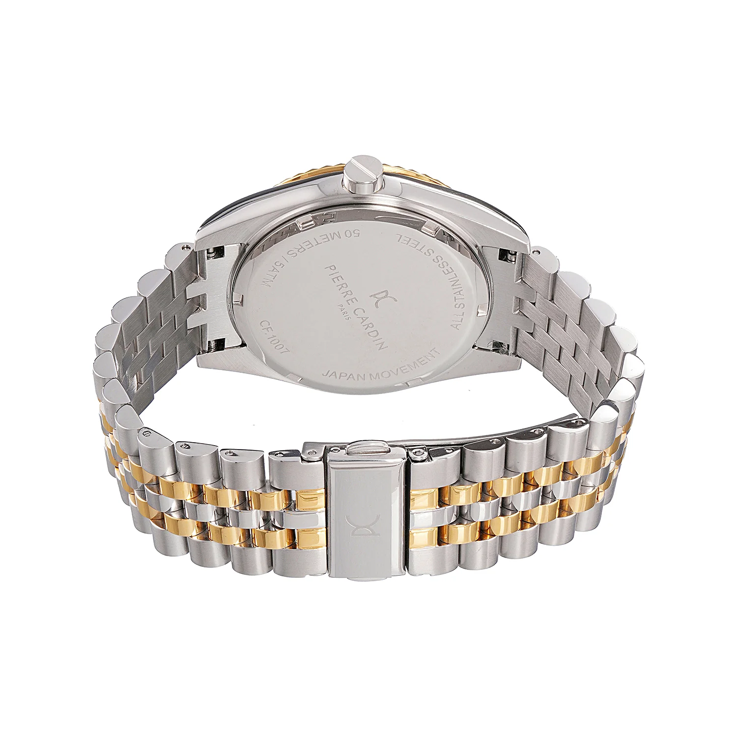 Opéra Timbre Men’s Watch - Two-Tone Gold & Silver Case, Blue Dial with Gold Markers and Stainless Steel Jubilee Strap - Image 3
