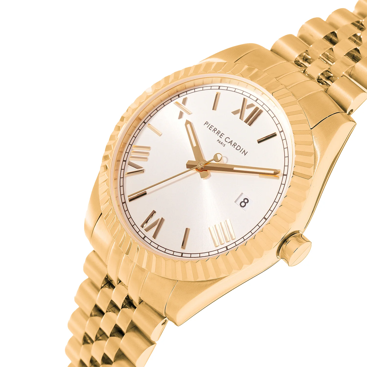Opéra Timbre Mens 40mm - Gold with Gold Metal Strap - Image 2