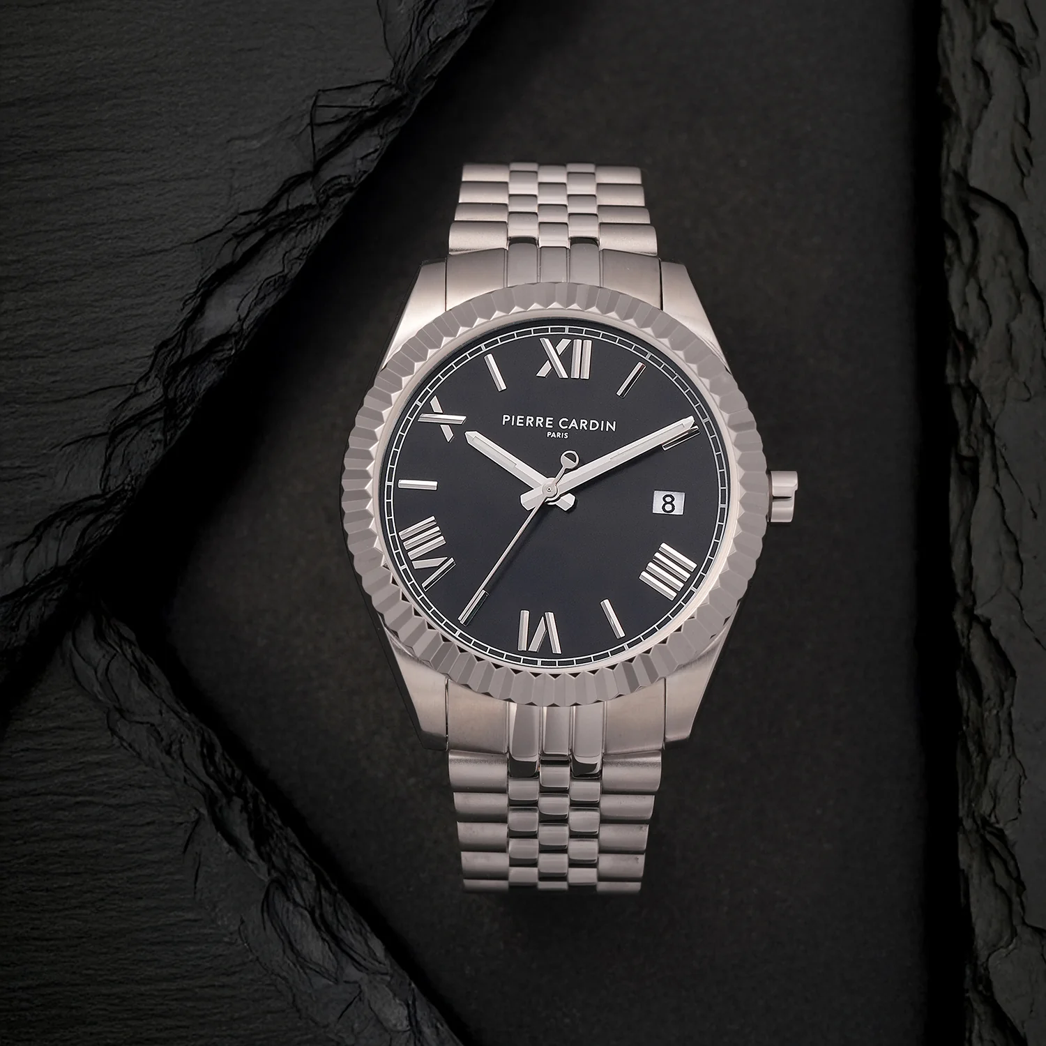Opéra Timbre Mens 40mm - Stainless Steel Silver with Stainless Steel Silver Strap - Image 6