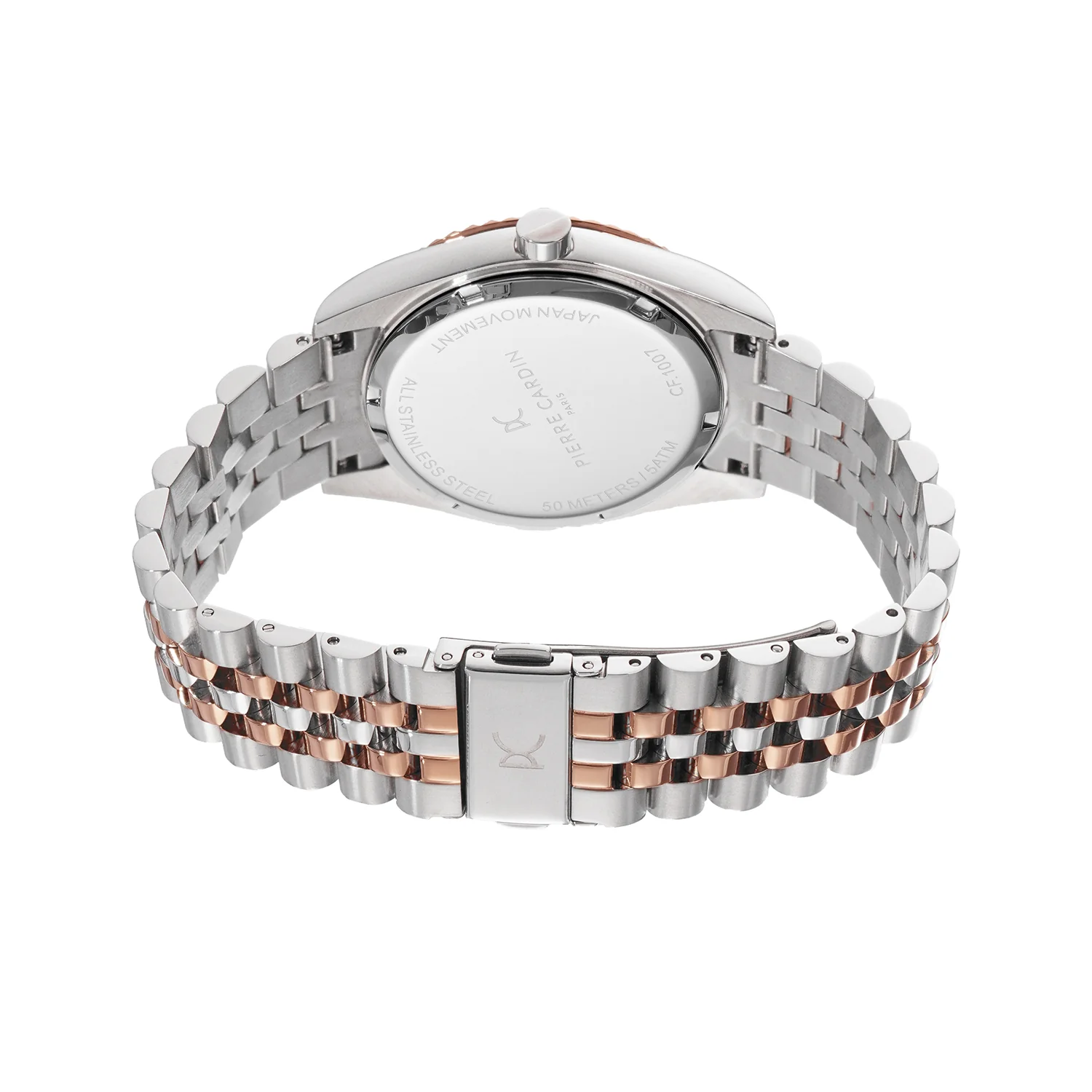 Opéra Timbre Mens 40mm - Twotone Rose Gold and Silver with Twotone Rose Gold and Silver Metal Strap - Image 4