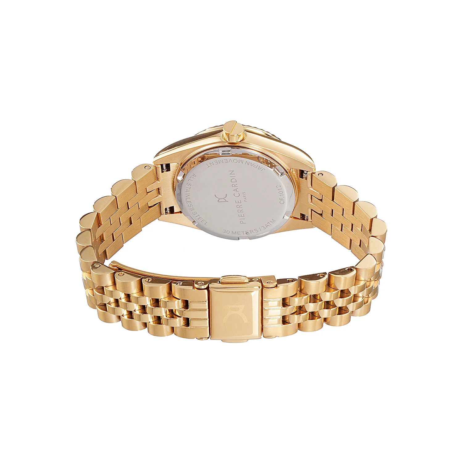 Opéra Timbre Women’s Watch - Gold Case, Blue Dial with Crystal Indexes and Gold Jubilee Strap - Image 3