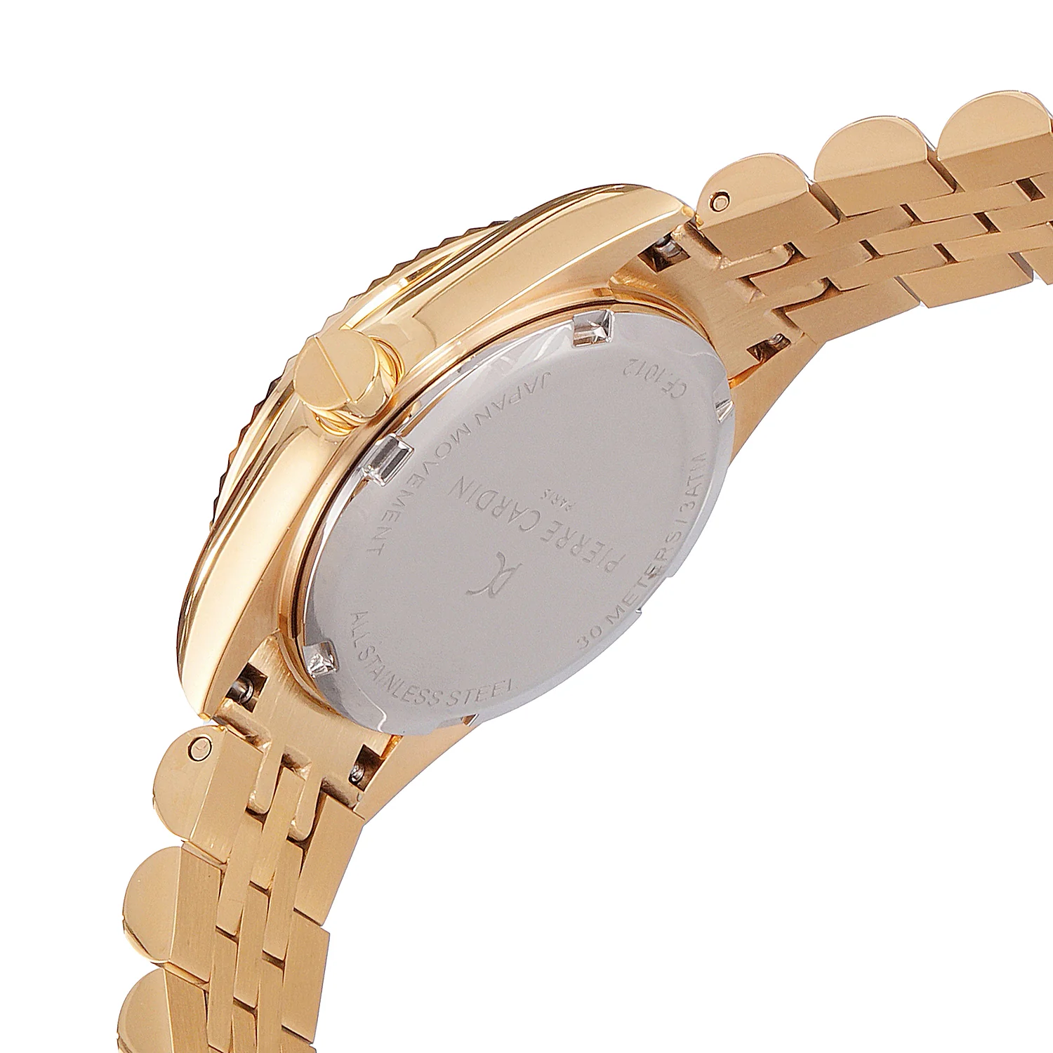 Opéra Timbre Women’s Watch - Gold Case, Blue Dial with Crystal Indexes and Gold Jubilee Strap - Image 4