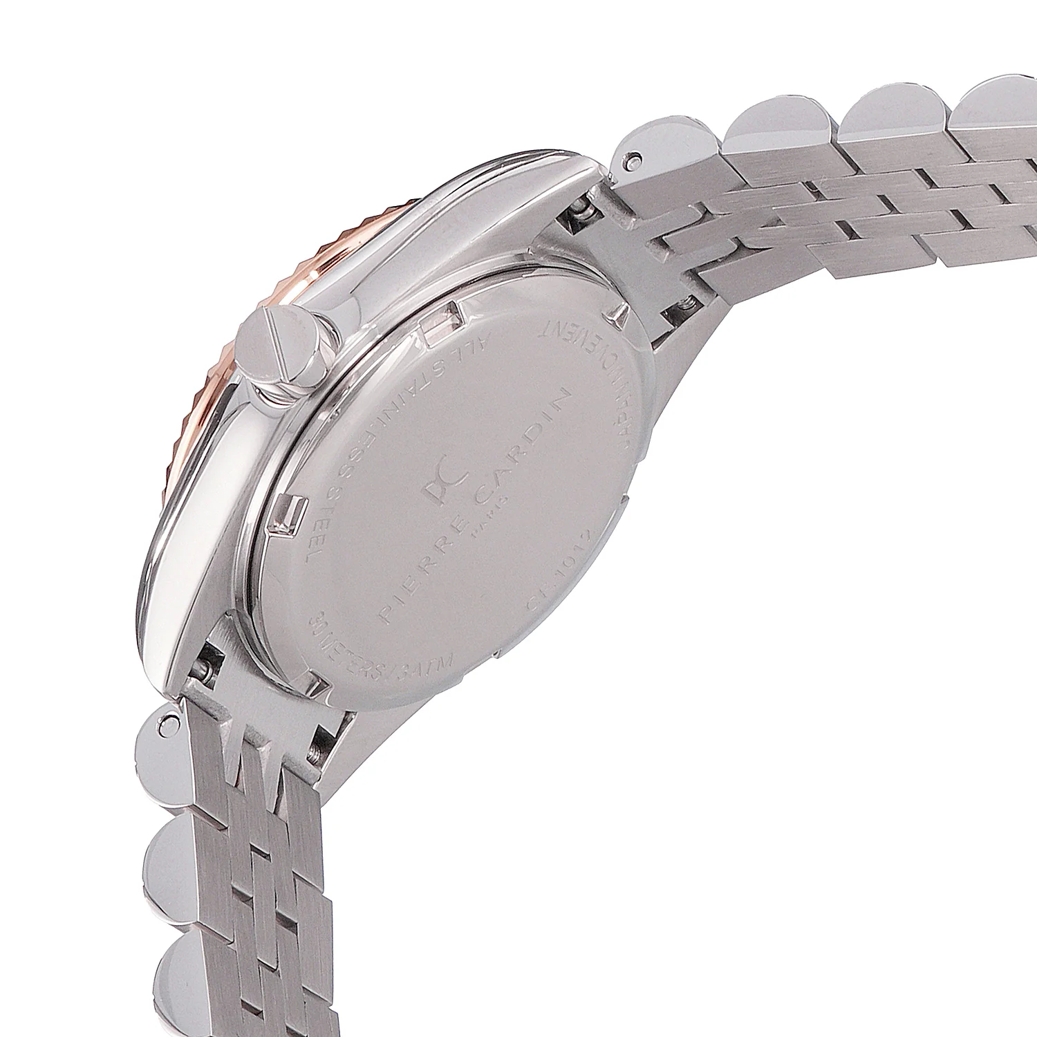 Opéra Timbre Women’s Watch - Two-Tone Rose Gold & Silver Case, Dark Green Dial with Crystal Indexes and Two-Tone Jubilee Strap - Image 4
