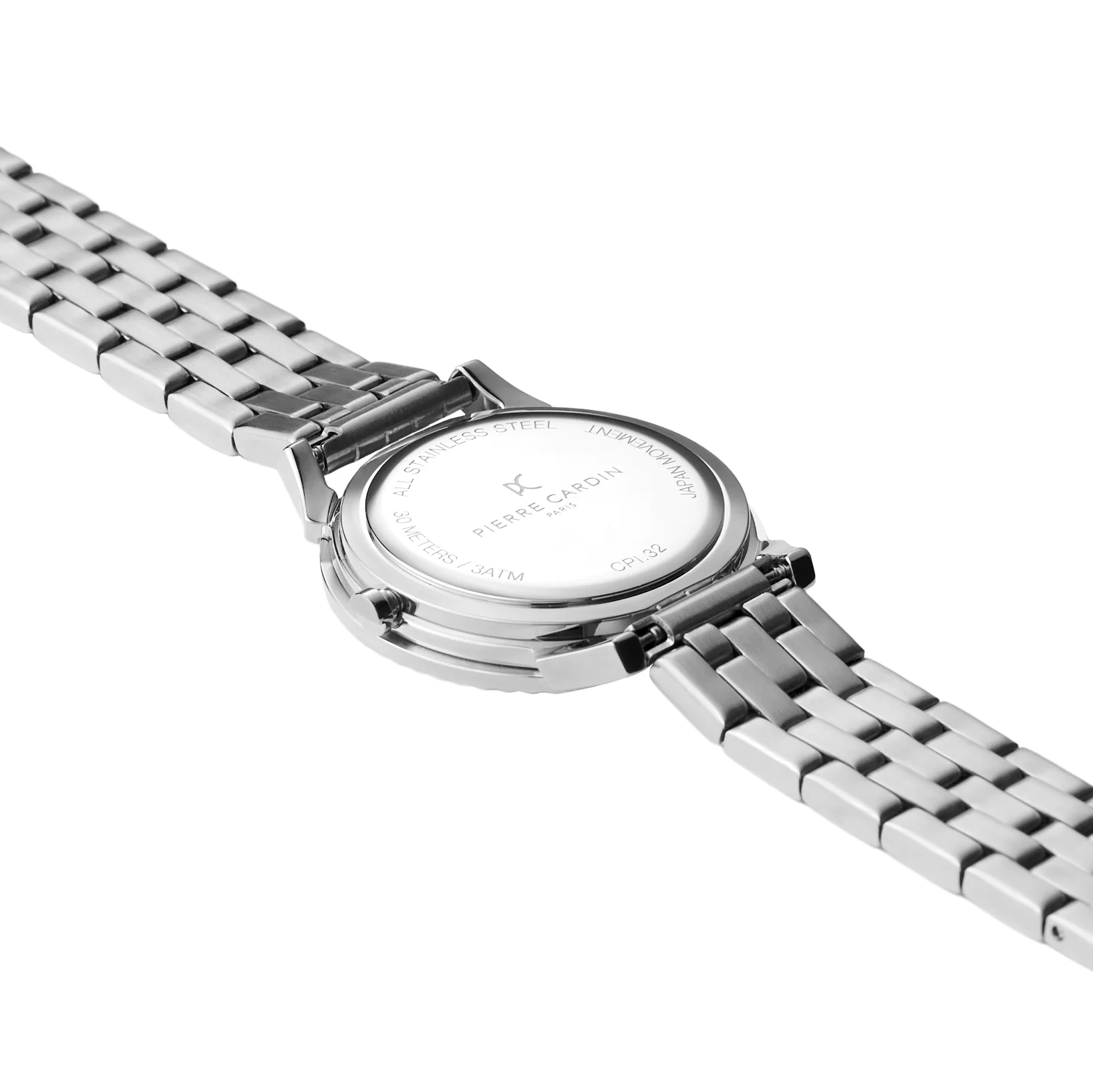 Pigalle Simplicity Two Tone Rose Gold and Steel Watch with Crystals and Mother of Pearl Dial look - Image 4