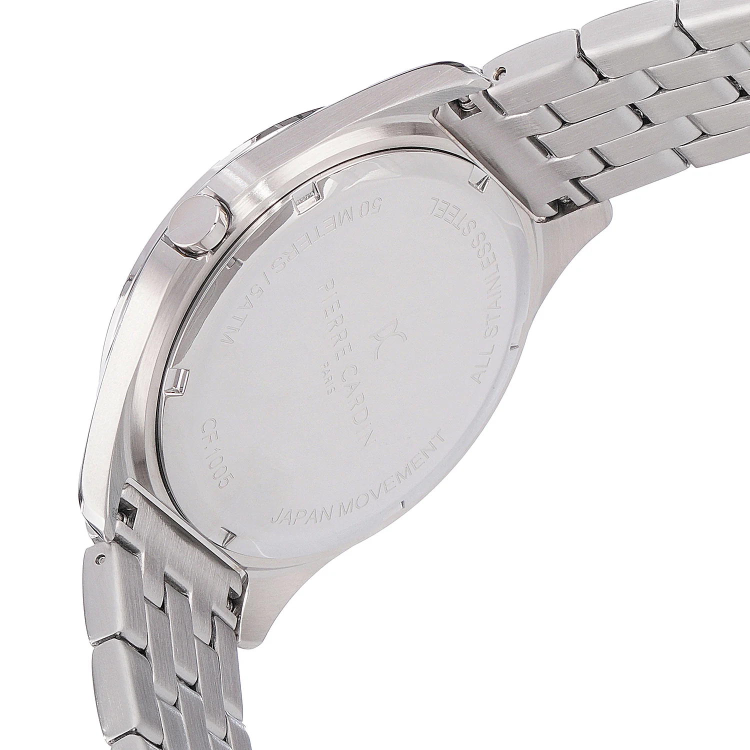 Vaugirard Aréne Men’s 42mm Classic Watch - Two-Tone Gold & Silver Case, Blue Dial with Silver Metal Strap - Image 4