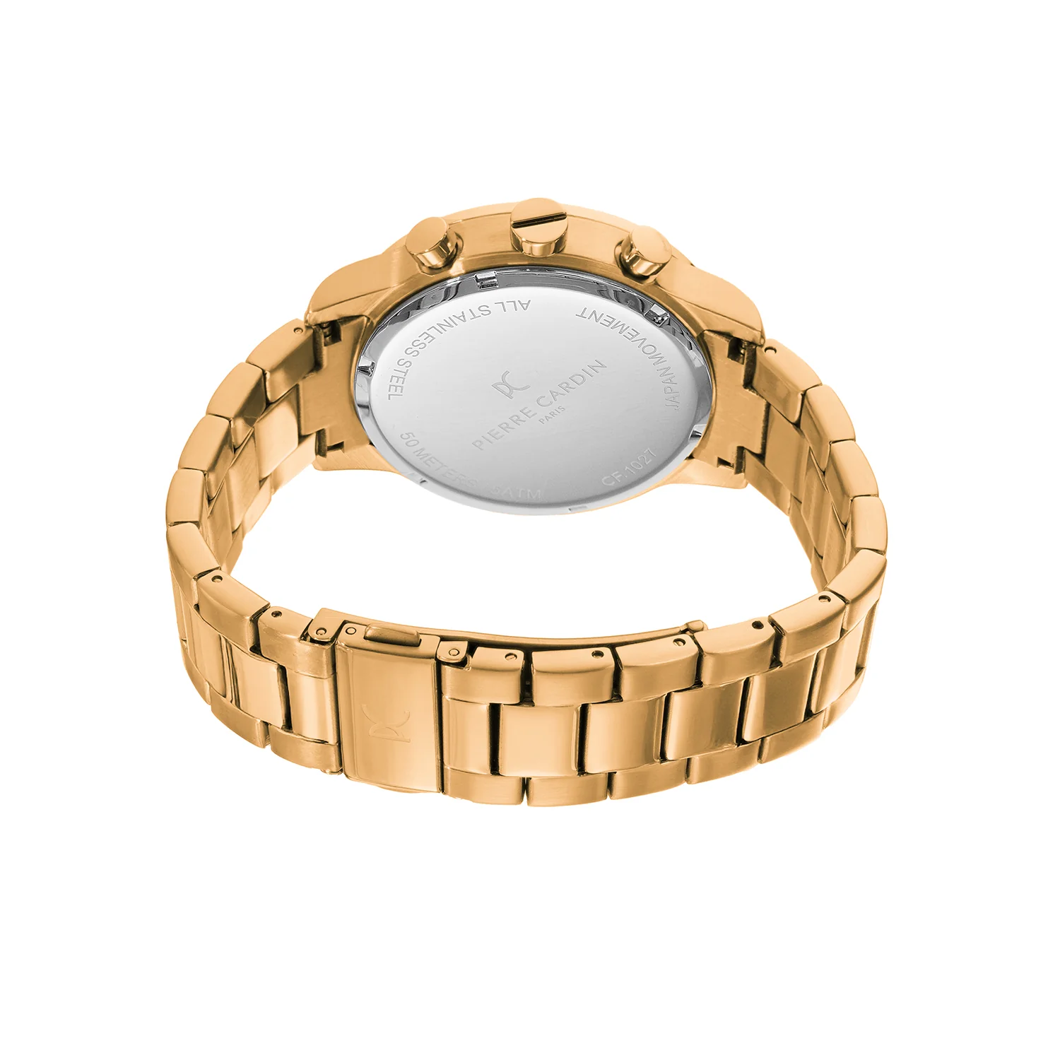 Velocity Mulitdrive Mens 41mm - Gold with Gold Metal Strap - Image 4