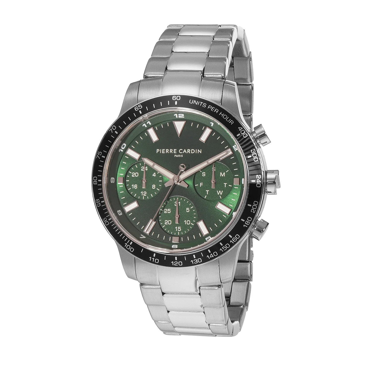Velocity Mulitdrive Mens 41mm - Stainless Steel Silver with Stainless Steel Silver Strap