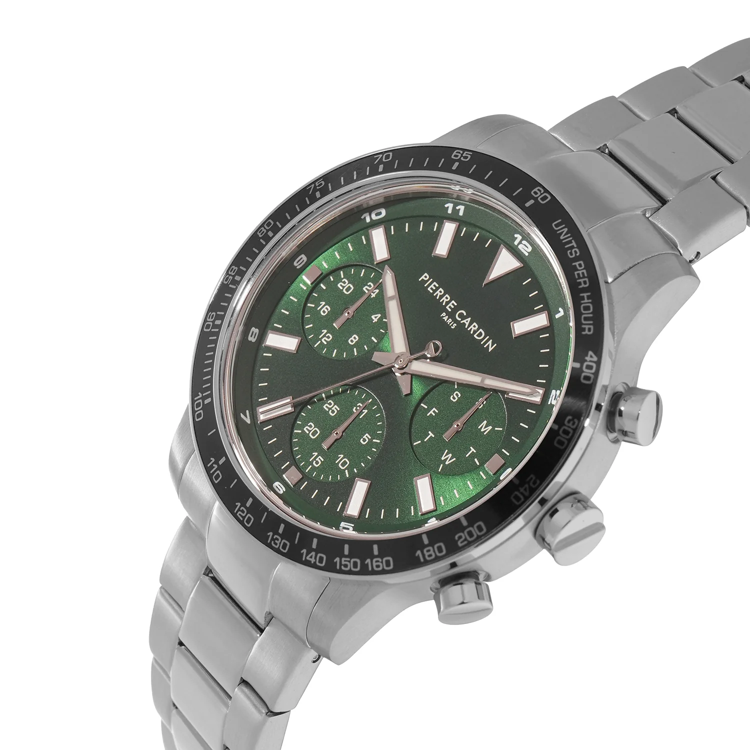 Velocity Mulitdrive Mens 41mm - Stainless Steel Silver with Stainless Steel Silver Strap - Image 2
