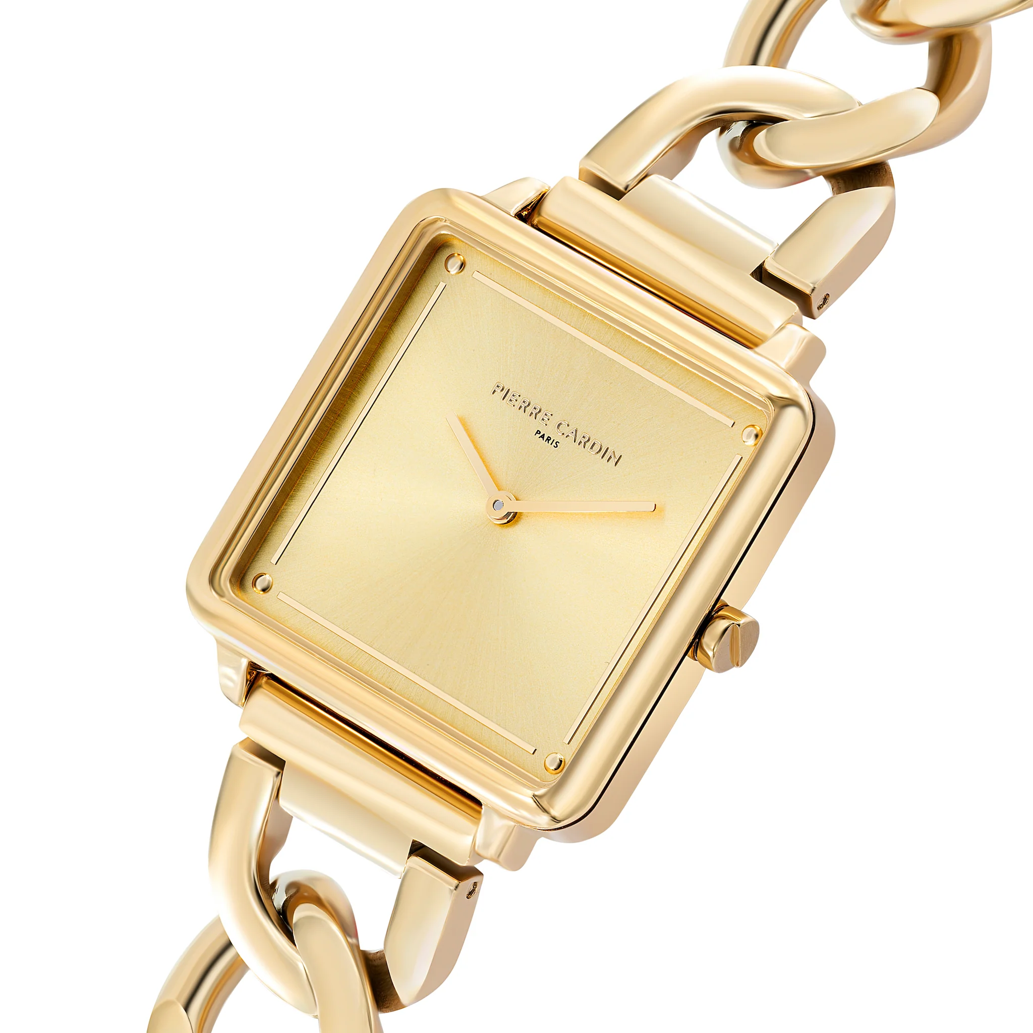Vendôme Gold Watch with Chain Metal Strap - Image 2