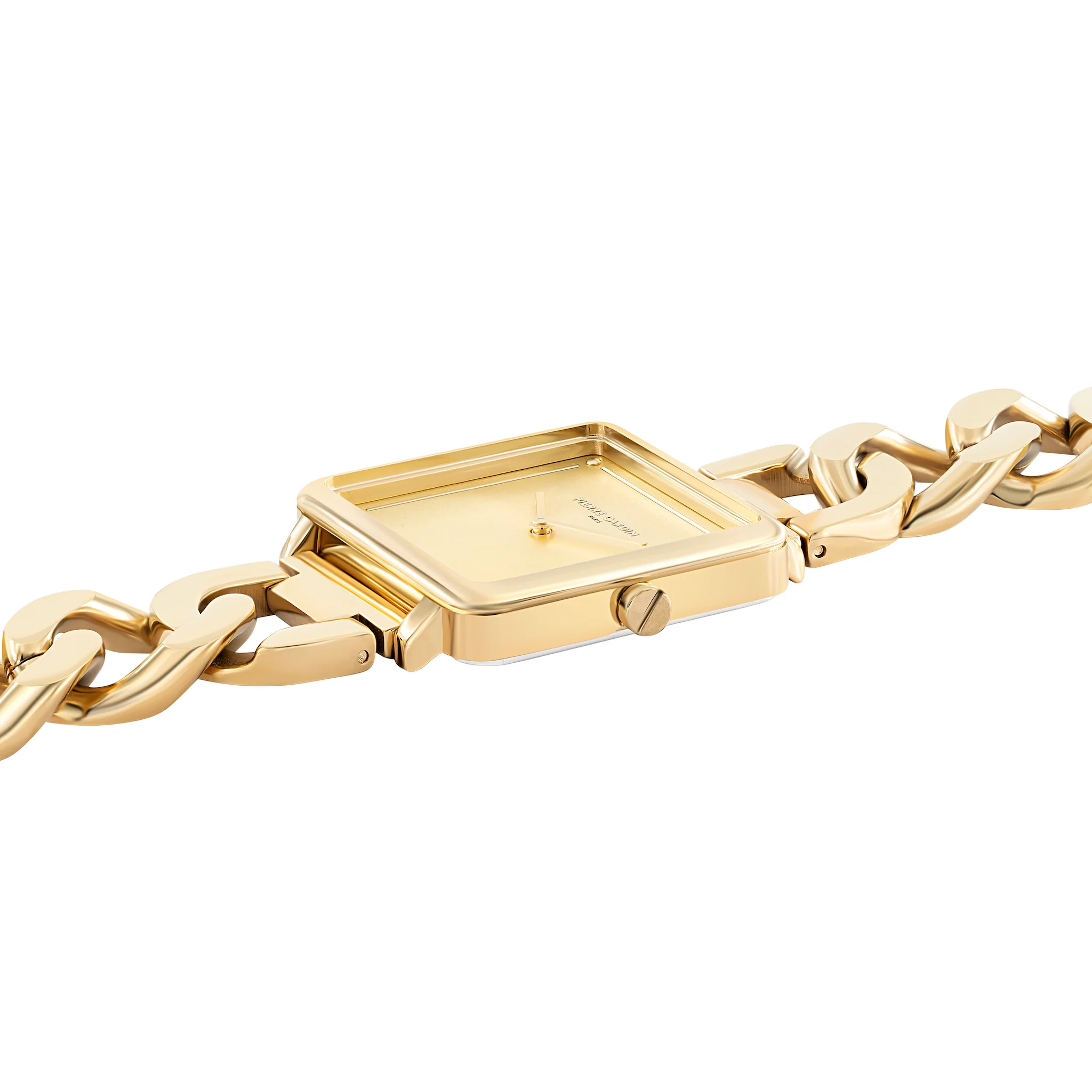 Vendôme Gold Watch with Chain Metal Strap - Image 3