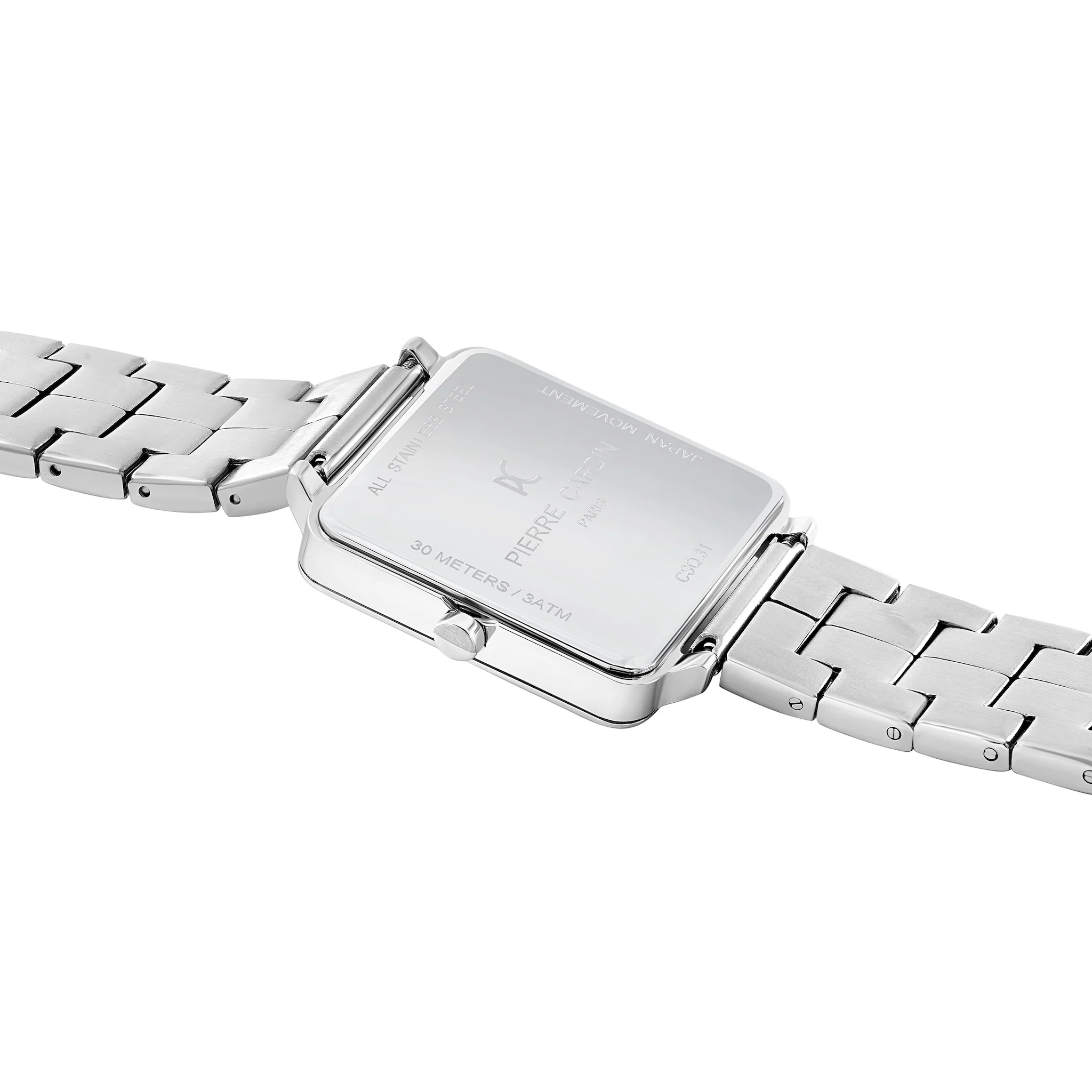 Vendôme Mother of Pearl Look Silver Watch with Link Metal Strap - Image 4